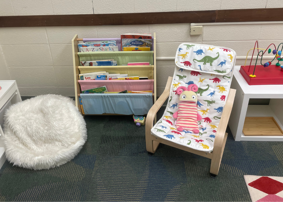 Books and Chair for preschool children